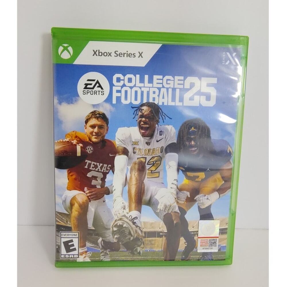 Microsoft Xbox Series X College Football 25 Video Game Sports With Insert